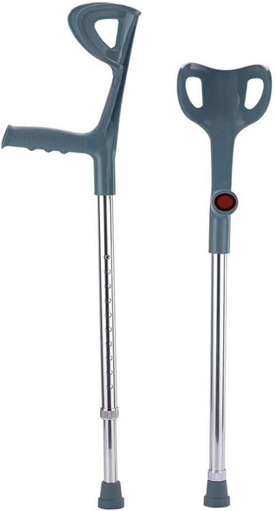 PHASFBJ Ausziehbarer Gehstöcke, Unterarmgehstützen mit Rutschfestem ...